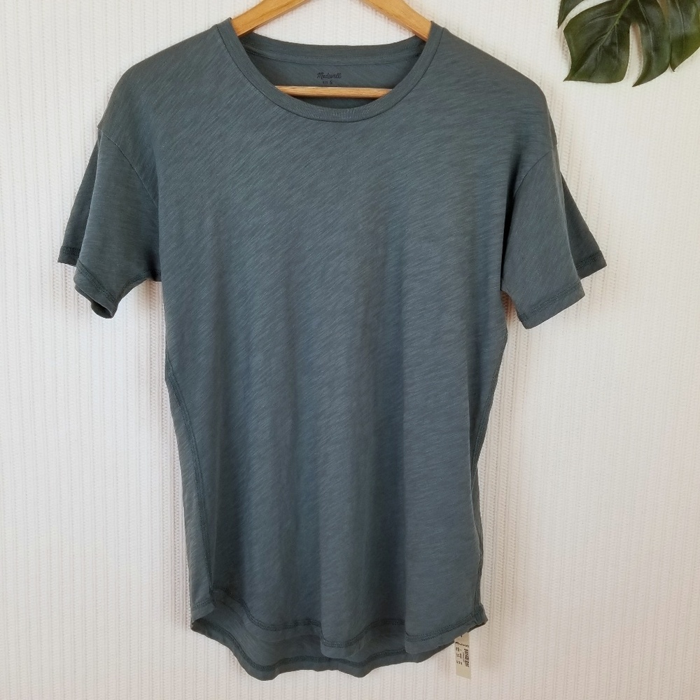 Madewell | Whisper Cotton T | Architect Green | S
